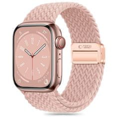 Tech-protect Nylon Mag řemínek na Apple Watch 42/44/45/49mm, dusty rose