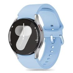 Tech-protect Silicone řemínek na Samsung Galaxy Watch 4 / 5 / 5 Pro / 6 / 7 / FE, sky blue