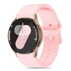 Tech-protect Silicone řemínek na Samsung Galaxy Watch 4 / 5 / 5 Pro / 6 / 7 / FE, baby pink