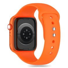 Tech-protect Silicone řemínek na Apple Watch 42/44/45/49mm, orange