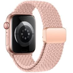 Tech-protect Nylon Mag řemínek na Apple Watch 42/44/45/49mm, dusty rose