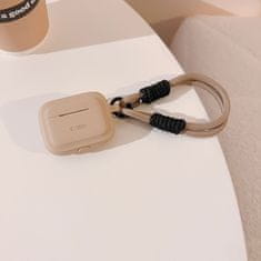 Tech-protect Silicone Rope pouzdro na Apple Airpods Pro 1 / 2, světlohnědé