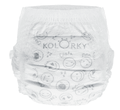 KOLORKY DELUXE VELVET pants night Sleepy, L (8-13 kg) - 19 ks