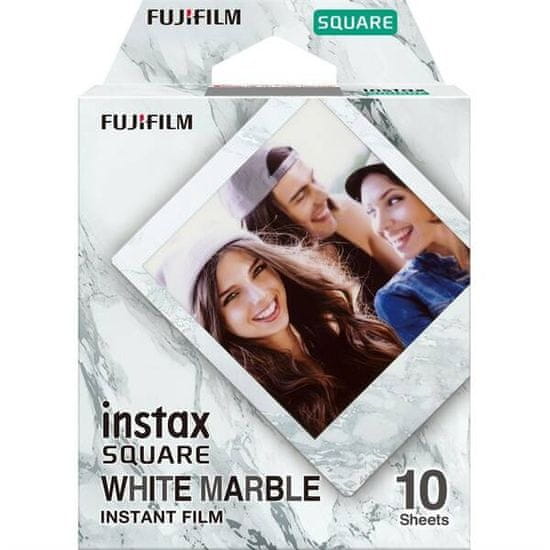 FujiFilm Fujifilm Instax Square 1x 10 fotografií, Whitemarble