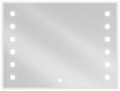 Mexen Mexen Ner osvětlené koupelnové zrcadlo 80x60 cm, LED 6000K, 9809-080-060-611-00 - MEXEN