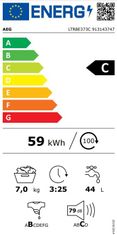 AEG Pračka s předním plněním 8000 ÖKOMix LTR8E373C