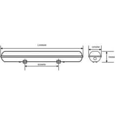 Avide Prachotěsné svítidlo (9570429) LED120cm, 40W, 3800lm, 4000K