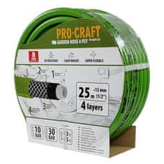 Procraft Zahradní hadice PR-4GH1325 4 vrstvy, 1/2&quot; 25 m