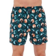 Cornette Pánské boxerky + Ponožky Gatta Calzino Strech, zelená, 4XL