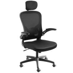 tectake Ergonomická kancelářská židle Arges s nastavitelnou opěrkou hlavy