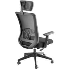 tectake Ergonomická kancelářská židle Phoibe s nastavitelnou opěrkou hlavy