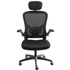 tectake Ergonomická kancelářská židle Arges s nastavitelnou opěrkou hlavy