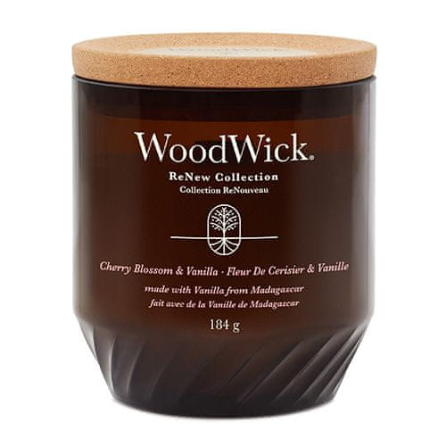 Woodwick Svíčka dekorativní váza , Třešňový květ a vanilka, 184 g