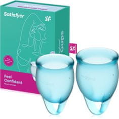 XSARA Satisfyer feel confident - menstruační kalíšek sada 2ks. - 72190264