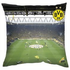 FotbalFans Polštářek Borussia Dortmund, stadion, 40x40 cm