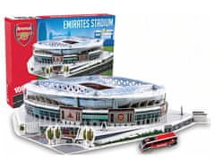 FotbalFans 3D puzzle Arsenal FC, replika stadionu, 108 dílků