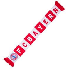 FotbalFans Šála FC Bayern Mnichov, červeno-bílá, 137x17 cm