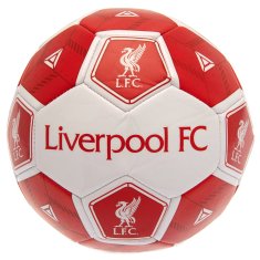 FotbalFans Fotbalový míč Liverpool FC, červeno-bílý, vel. 3