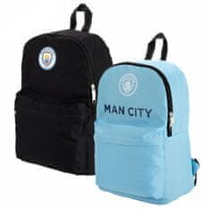 FotbalFans Batoh Manchester City FC, oboustranný, modrý, černý, 16l