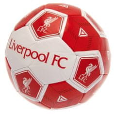 FotbalFans Fotbalový míč Liverpool FC, červeno-bílý, vel. 3