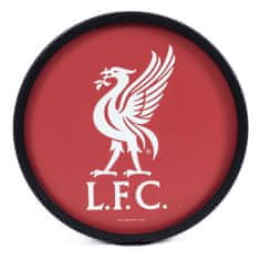 FotbalFans Kovový LED znak Liverpool FC, červený, 25 cm