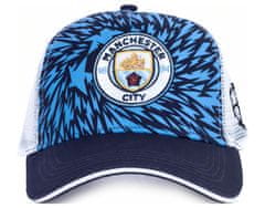 FotbalFans Kšiltovka Manchester City FC, modro-bílá, vel. 55-61 cm