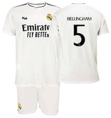 FotbalFans Dětský dres Real Madrid FC 24/25, Bellingham, sada, replika | 13-14r