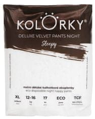 KOLORKY DELUXE VELVET pants night Sleepy, XL (12-16 kg) - 17 ks