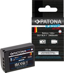 PATONA baterie pro foto Olympus BLX-1 2400mAh Li-Ion Platinum USB-C nabíjení