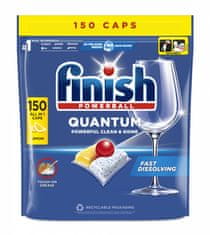 Finish Quantum All in 1 kapsle do myčky nádobí Lemon Sparkle 150 ks