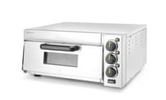 Prismafood Jednokomorová pec na pizzu 2000 W, HENDI, Stříbrná, 230V/2000W, 580x560x(H)275mm - 220290