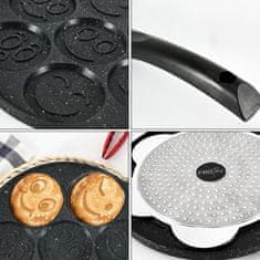 MG Pancakes Emoji pánev na lívance 26.5cm, černá