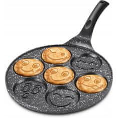 MG Pancakes Emoji pánev na lívance 26.5cm, černá