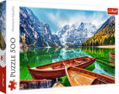 Trefl Puzzle Jezero Braies, Itálie 500 dílků