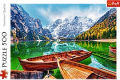 Trefl Puzzle Jezero Braies, Itálie 500 dílků