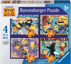 Ravensburger Puzzle Já, padouch 4, 4v1 (12, 16, 20, 24 dílků)