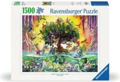 Ravensburger Puzzle Jednorožec z jezera a jeho přátelé 1500 dílků