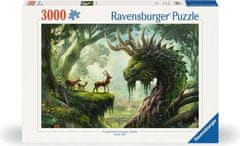 Ravensburger Puzzle Lesní drak se probouzí 3000 dílků