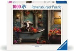 Ravensburger Puzzle Kráva ve vaně 1000 dílků