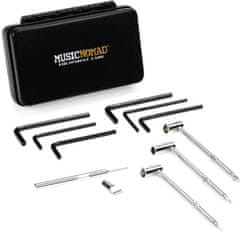 MusicNomad MusicNomad MN235 Premium Guitar Tech Truss Rod Wrench Set - 11 pcs - profesionální set 11 klíčů na seřízení nástroje