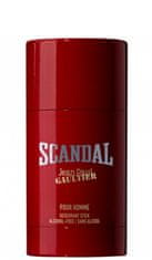 Jean Paul Gaultier Scandal For Him - tuhý deodorant 75 g