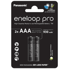 Panasonic Eneloop Pro AAA 930 mAh BK-4HCDE/2CP 2ks