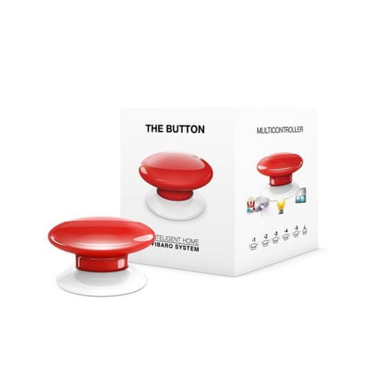 FIBARO Ovladač scén - FIBARO The Button (FGPB-101-3) - Červené