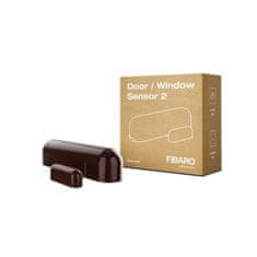 FIBARO Dveřní nebo okenní senzor - FIBARO Door / Window Sensor 2 (FGDW-002-7 ZW5) - Tmavě hnědý