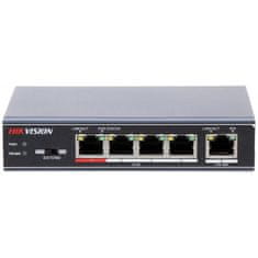 Hikvision Hikvision DS-3E0105P-E Switch, 5 Portu, PoE