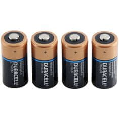 Panasonic Lithiová baterie DURACELL CR123A 3V, 4 ks pro Danalock V3