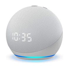 Amazon Amazon Echo Dot 4. generace s hodinami Glacier White