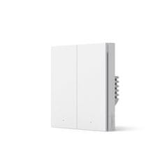 AQARA AQARA Smart Wall Switch H1 EU (With Neutral, Double Rocker) (WS-EUK04) - Zigbee vypínač s dvojitým relé