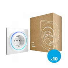 FIBARO Inteligentní zásuvka - FIBARO Walli Outlet type F (FGWOF-011), 10ks