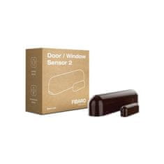 FIBARO Dveřní nebo okenní senzor - FIBARO Door / Window Sensor 2 (FGDW-002-7 ZW5) - Tmavě hnědý